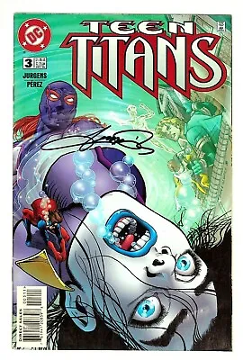 Buy The New Teen Titans #3 Signed By George Perez DC Comics 1996   • 27.65£