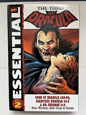 Buy Marvel Essential Tomb Of Dracula Vol 2 Graphic Novel 1st Edition • 34.99£
