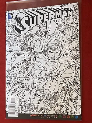 Buy Superman #48 DC Comics Adult Coloring Book • 4.50£