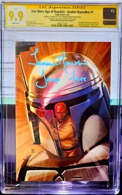 Buy Star Wars Anakin Skywalker #1 Signed By Temuera Morrison Jango Fett CGC 9.9 • 557.65£