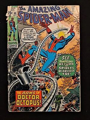 Buy Amazing Spider-Man 88 Marvel Comics 1970 Low Grade Reader • 10.25£