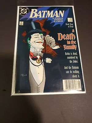 Buy Batman #429 A Death In The Family Part 4 (DC Comics, Jan 1989) ☆ Authentic ☆ • 10.87£