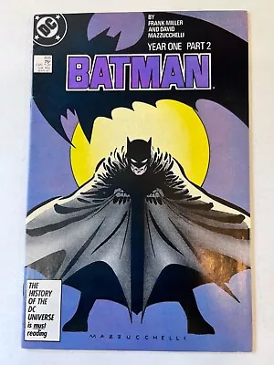 Buy BATMAN #405 DC Comics MAR 1987 Batman Year One: Frank Miller Writer VF/NM 9.0  • 15.98£