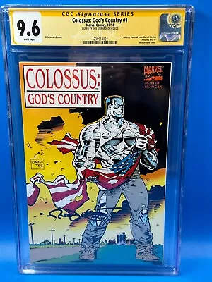 Buy Colossus: God's Country #1 - Marvel - CGC SS 9.6 NM+ - Signed By Rick Leonardi • 142.30£