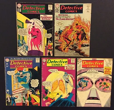 Buy DETECTIVE COMICS #301 308 322 323 324 BATMAN Robin BATGIRL Silver Age DC 1962 • 78.84£