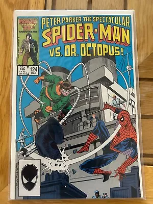 Buy Peter Parker The Spectacular Spiderman #124 - DOCTOR OCTOPUS!! • 5.99£
