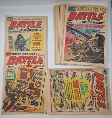 Buy X15 BATTLE PICTURE WEEKLY - #1-16 1975 (Missing #4) Scarce Run • 6.50£