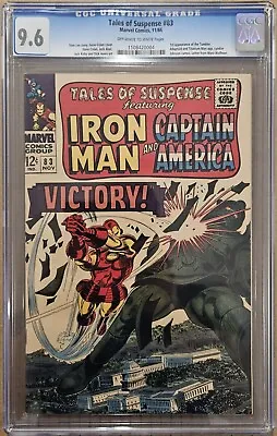 Buy Tales Of Suspense #83 CGC 9.6 1st Appearance Of The Tumbler Marvel 1966 NM+ • 474.94£