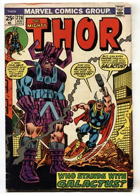Buy Thor #226 1974- Comic Book - GALACTUS Bronze Age- VG • 24.50£