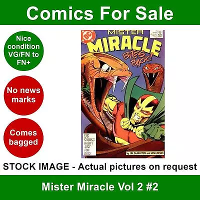 Buy DC Mister Miracle Vol 2 #2 Comic - VG/FN+ 01 February 1989 • 3.99£