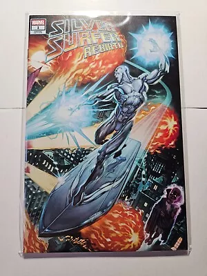 Buy Silver Surfer Rebirth 1 - 1:25 Castellini Wrap Around Cvr - New - High Grade • 1.29£