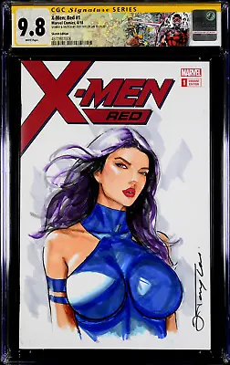 Buy X-men Red #1 Cgc Ss 9.8 Original Art Sketch Psylocke Wolverine Rogue Gambit X-23 • 315.34£