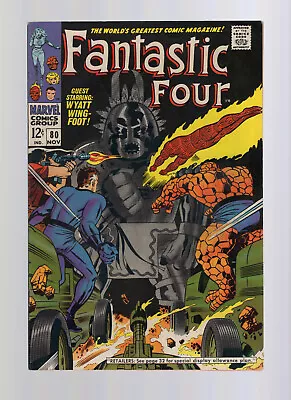 Buy Fantastic Four #80 - Wyatt Wingfoot Appearance - Higher Grade • 31.62£
