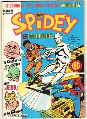 Buy Non-Canon Fantastic Four In: SPIDEY No. 6 French Editions LUG 1980 SILVER SURFER • 7.72£