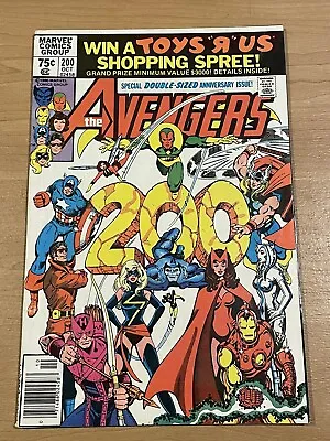 Buy The Avengers #200 Marvel Comics Newsstand Book Fine FN F 6.0 Ms. Marvel Leaves • 4.33£