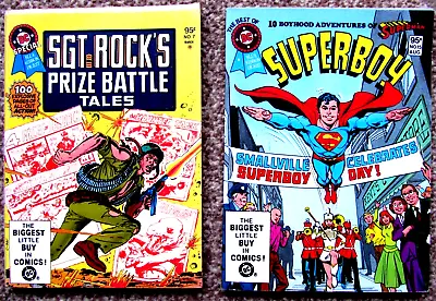 Buy Best Of Dc Comics Superboy #15 Sgt Rock Prize Battle Tales #7 Vfn (1981) • 9.99£