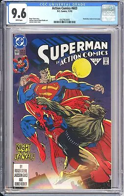 Buy Action Comics 683 CGC 9.6 1992 4167933005 Superman Doomsday Cameo Key • 55.18£