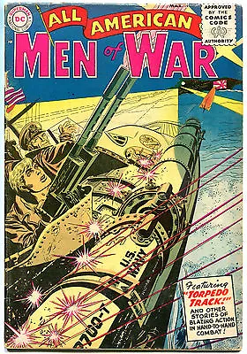 Buy ALL AMERICAN MEN Of WAR #19, VG-, 1952, Golden Age, Torpedo Attack • 39.51£