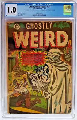 Buy Ghostly Weird Stories #121 Cgc Fr 1.0 Star 1953 L.b.cole Cover Hollingsworth Art • 225.32£