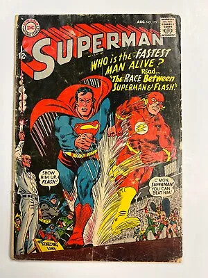 Buy Superman #199 DC Comics 1967 GD+ • 53.95£