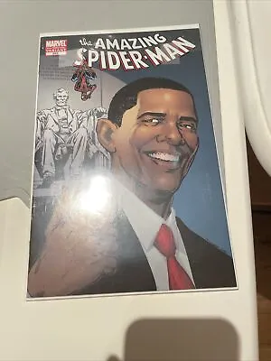 Buy Amazing Spider-man#583 Vf/nm 2009 Obama Variant Fifth Print Marvel Comics • 14.99£