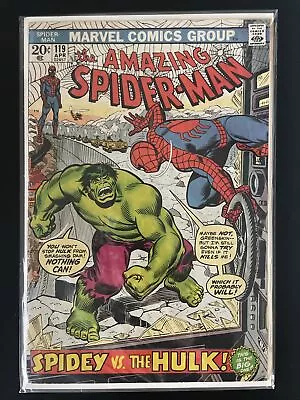 Buy Amazing Spider-Man #119 (Marvel) Vs HULK! Classic Romita • 63.24£
