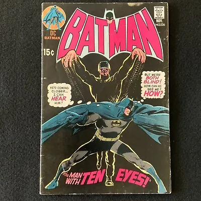 Buy Batman #226 / 1st Appearance Ten-Eyed Man / Neal Adams Cover (DC, 1970) • 80.31£
