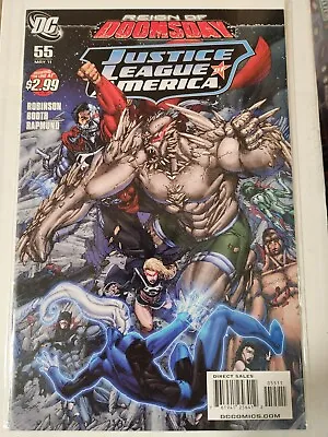 Buy Justice League Of America #55 Doomsday DC Comics 2011 NM • 2.38£
