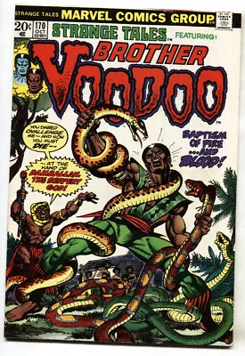 Buy Strange Tales #170--1973--BROTHER VOODOO--Romita--comic Book--VF- • 78.27£