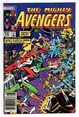 Buy Avengers #246 Newsstand (1984) 1st App. Maria Rambeau • 8.02£