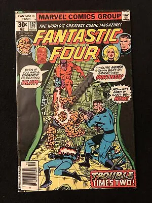 Buy Fantastic Four 187 5.0 5.5 Marvel 1977 Eg • 7.88£