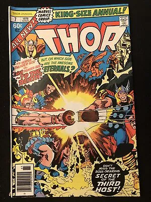 Buy Thor Annual 7 7.0 7.5 Marvel 1978 Eternals 1st Virako Vw • 11.87£
