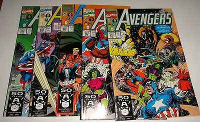 Buy Avengers #330,331,332,333,334 Nm 9.4/9.6  1991 • 15.76£