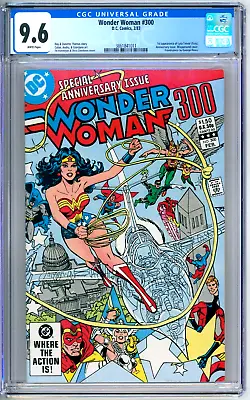 Buy Wonder Woman 300 CGC Graded 9.6 NM+ 1st Lyta Trevor DC Comics 1983 • 79.02£