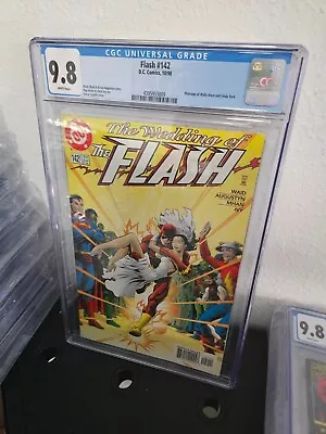 Buy CGC Graded 9.8 The Flash (The Wedding) #142 DC Comics 10/98 • 119.92£
