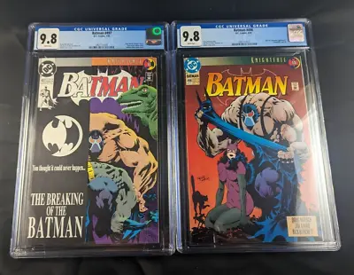 Buy Batman #497 & #498 1st Printing CGC 9.8 On Both! Key Issues! Sold As A LOT! HOT! • 140.71£