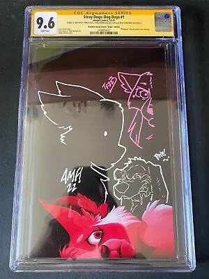 Buy Stray Dogs Dog Days #1 Malignant CGC SS 9.6 Signed & Sketched X3 Image • 175.26£