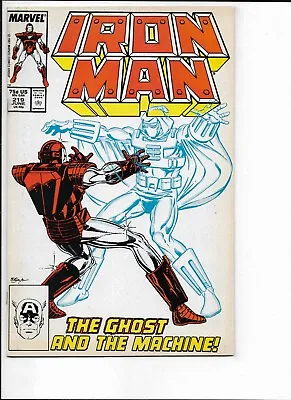 Buy Iron Man #219 Marvel Comics Michelinie Layton 1987 FN/VFN 1st Appearance Ghost • 11.99£