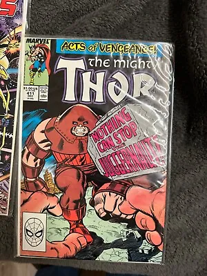 Buy The Mighty Thor #411 NM 1989 1st New Warriors Juggernaut Marvel Comics • 17.34£