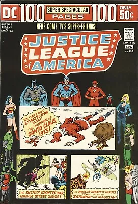 Buy Justice League Of America #110 (1974) Vfn 8.0 100 Pages  Santa Claus Murdered! • 80£
