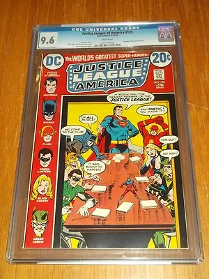 Buy Justice League Of America #105 Cgc 9.6 White Pages April-may 1973 (sa) • 199.99£