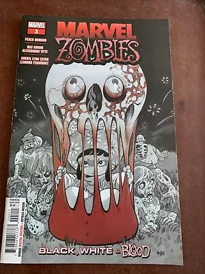 Buy MARVEL ZOMBIES - BLACK WHITE And BLOOD #3- New Bagged - Peach Momoko Variant • 2£