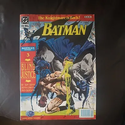 Buy Batman 23 London Editions Magazines DC Comics Blind JUSTICE Issue • 2.99£
