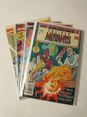 Buy Marvel Comic Book The New Mutants Annual #4-7 • 10.27£