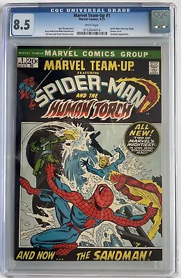 Buy Marvel Team-Up #1 (1972) CGC 8.5 Spider-Man Team-Ups Begin • 199£