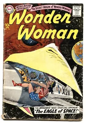 Buy WONDER WOMAN #105 1959 Origin Of WW DC Silver Age Comic Book • 449.37£