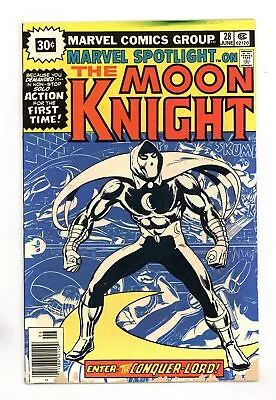 Buy Marvel Spotlight 30 Cent Variant #28 GD+ 2.5 1976 1st Solo Moon Knight App. • 98.83£