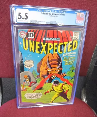 Buy Tales Of The Unexpected #65 - CGC 5.5 1961, Space Ranger • 70.70£