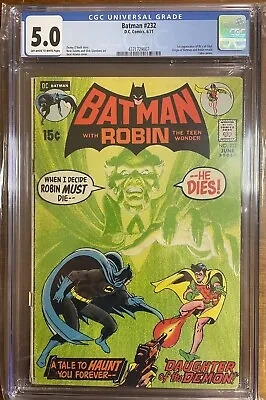 Buy Batman #232 CGC 5.0 O-W To White Pages First Ra's Al Ghul Appearance 1971 VG/FN • 356.30£