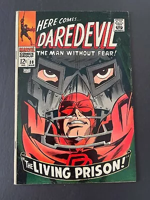 Buy Daredevil #38 - Daredevil Versus Doctor Doom (Marvel, 1968) VF- • 43.49£